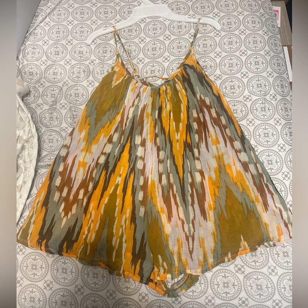 Urban Outfitters Printed Mini Romper. Worn once.